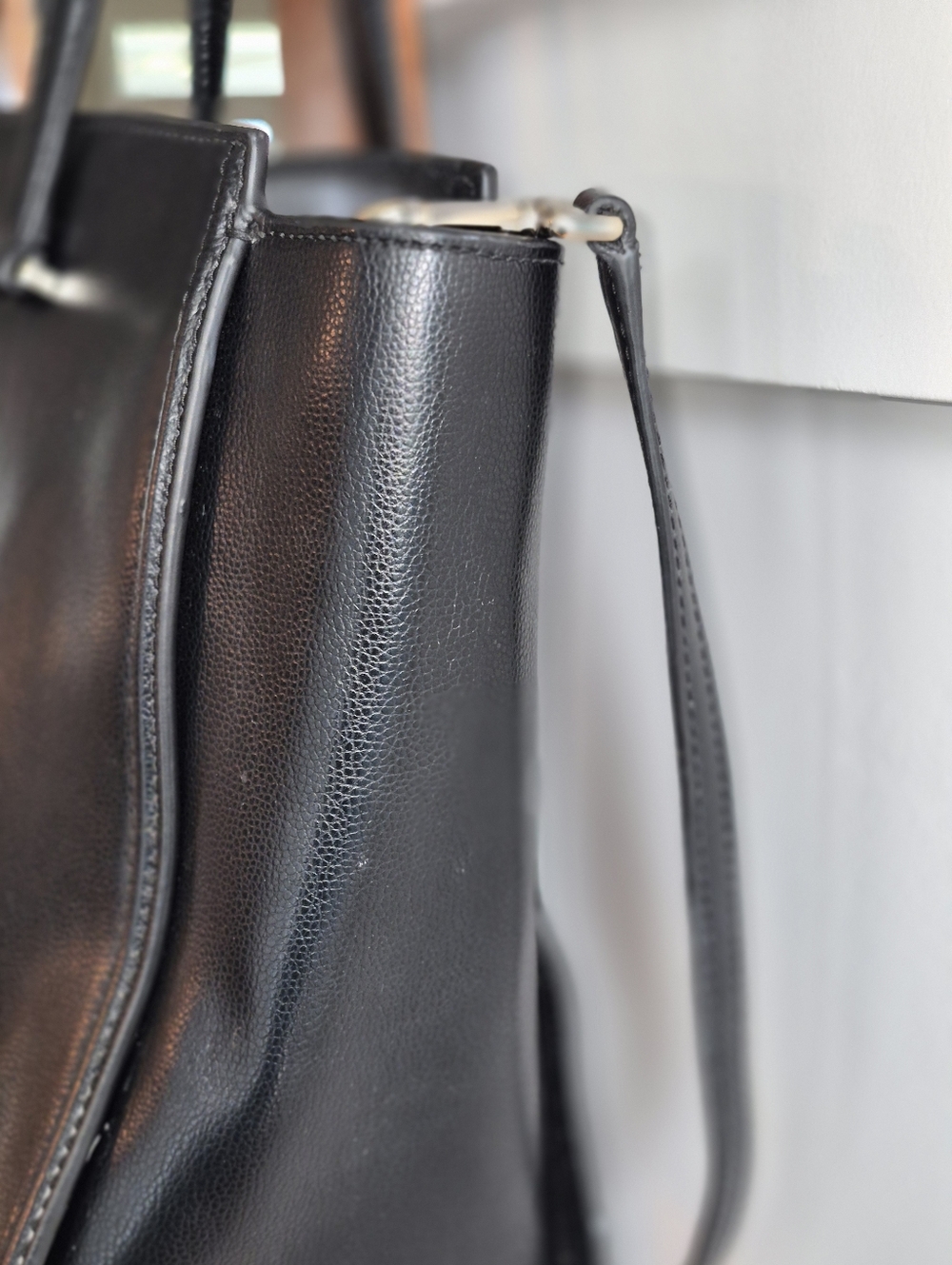 kate spade Black Pebbled Leather Satchel Geraldine-Patterson Ave. - Picture 6 of 11